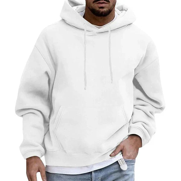Men's Drawstring Hooded Kangaroo Pocket Sweatshirt