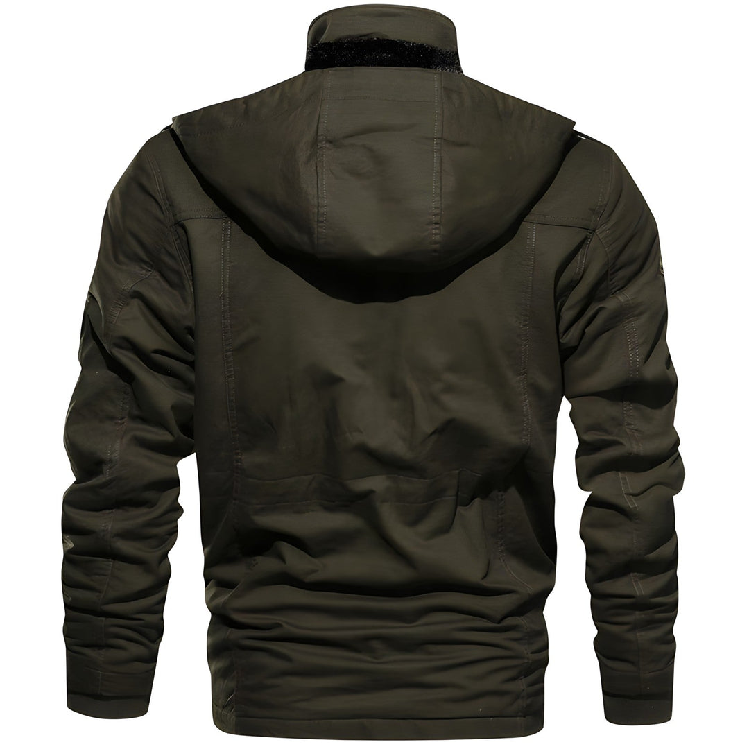 Men's Fleece Lined Stand Collar Field Jacket