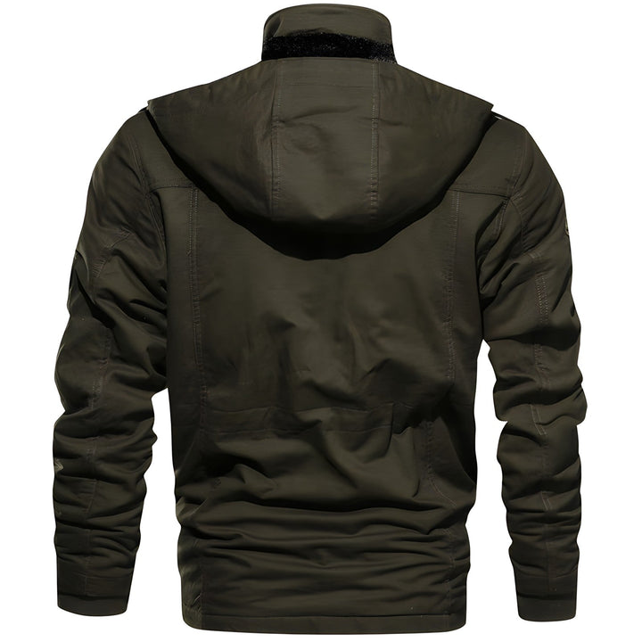 Men's Fleece Lined Stand Collar Field Jacket