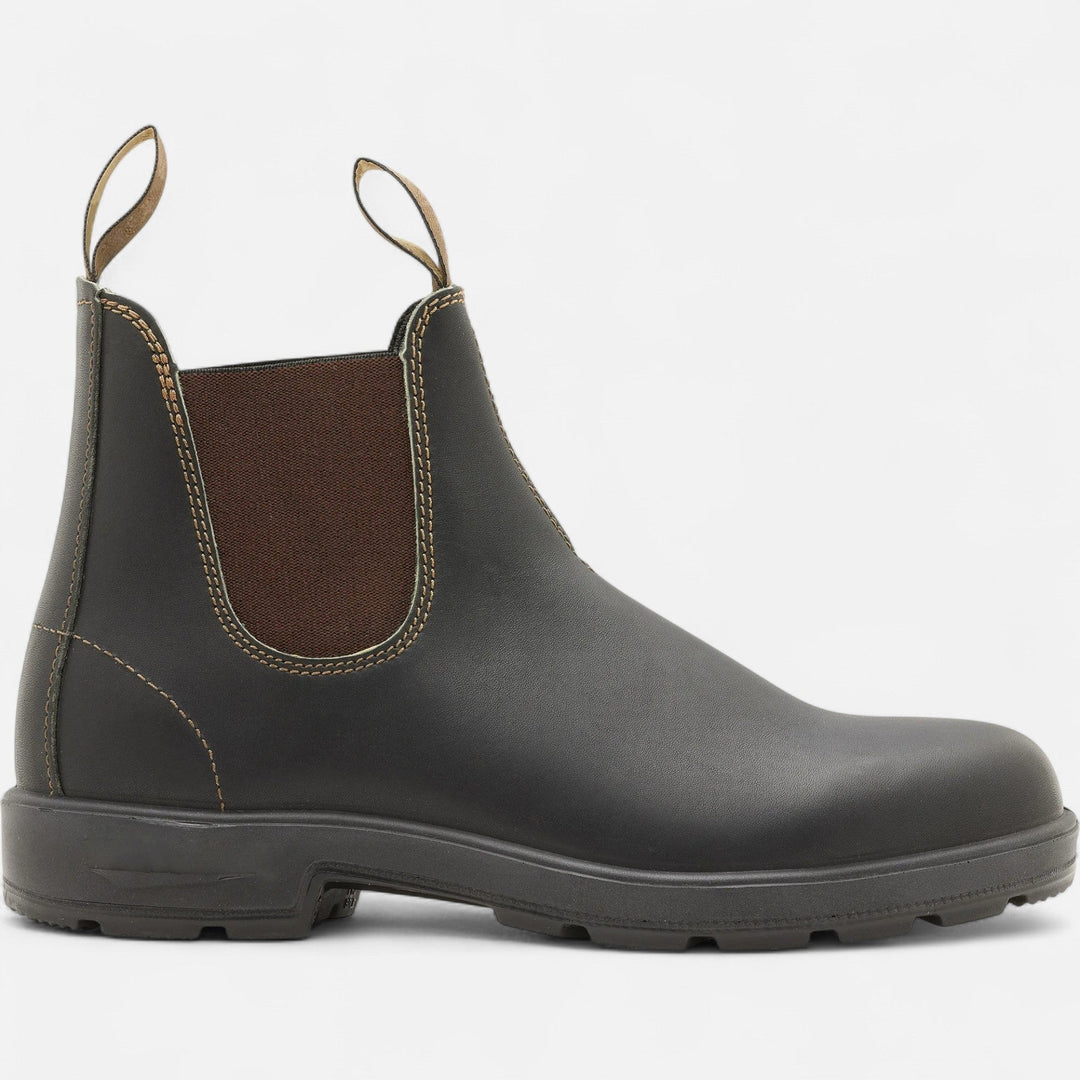 Men's Pull-On Leather Chelsea Ankle Boots