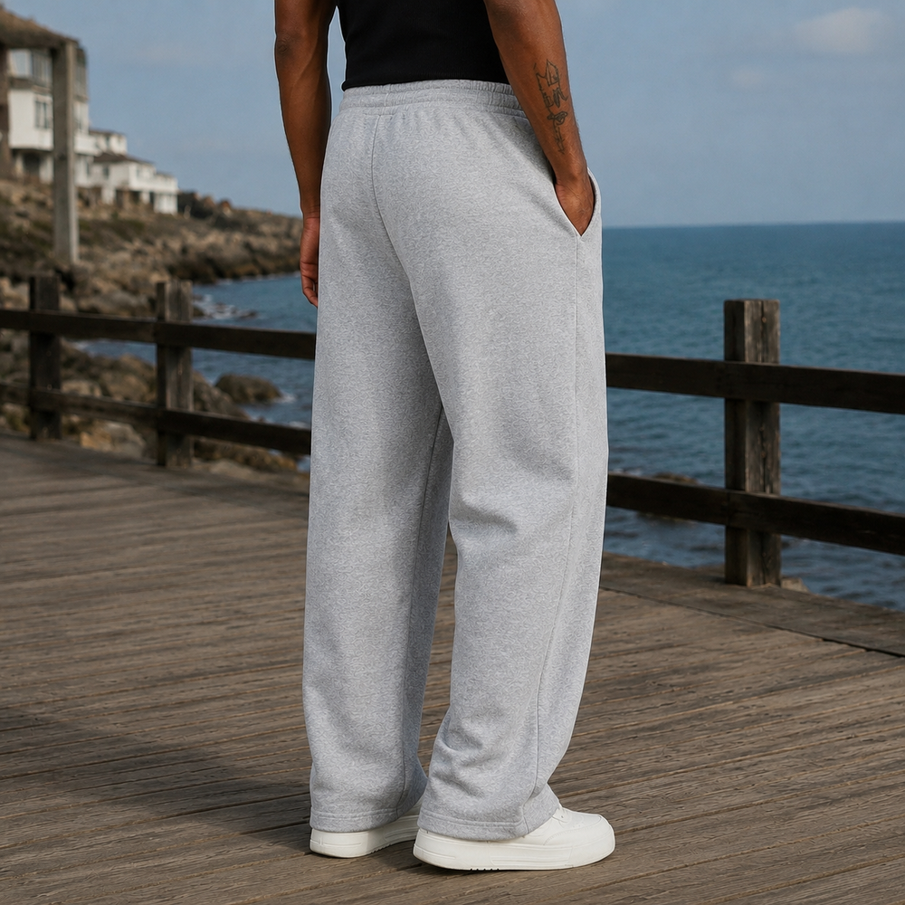 Men's Wide Leg Drawstring Sweatpants