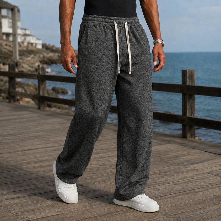 Men's Wide Leg Drawstring Sweatpants