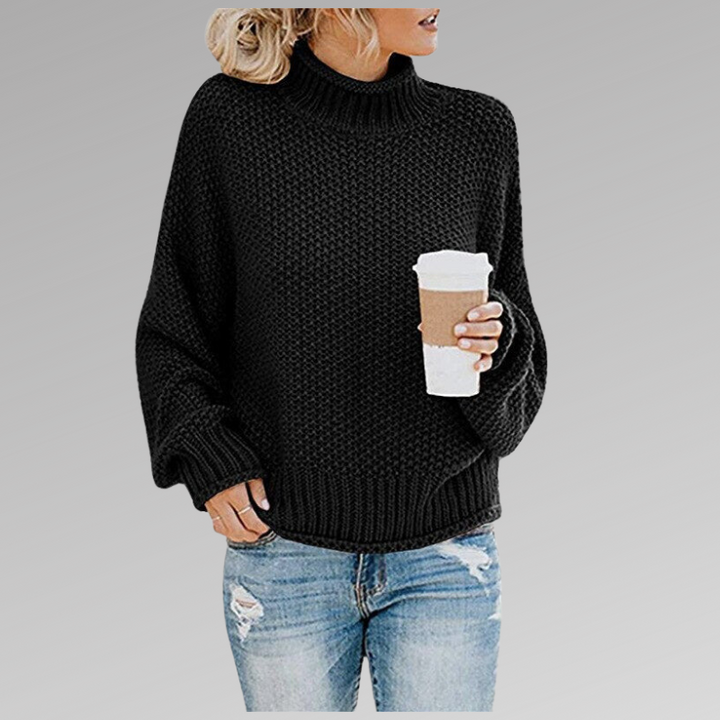 Women's Chunky Knit Turtleneck Sweater