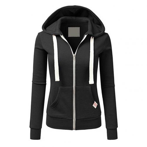 Women's Fitted Hooded Full Zip Sweatshirt