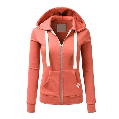 Women's Fitted Hooded Full Zip Sweatshirt