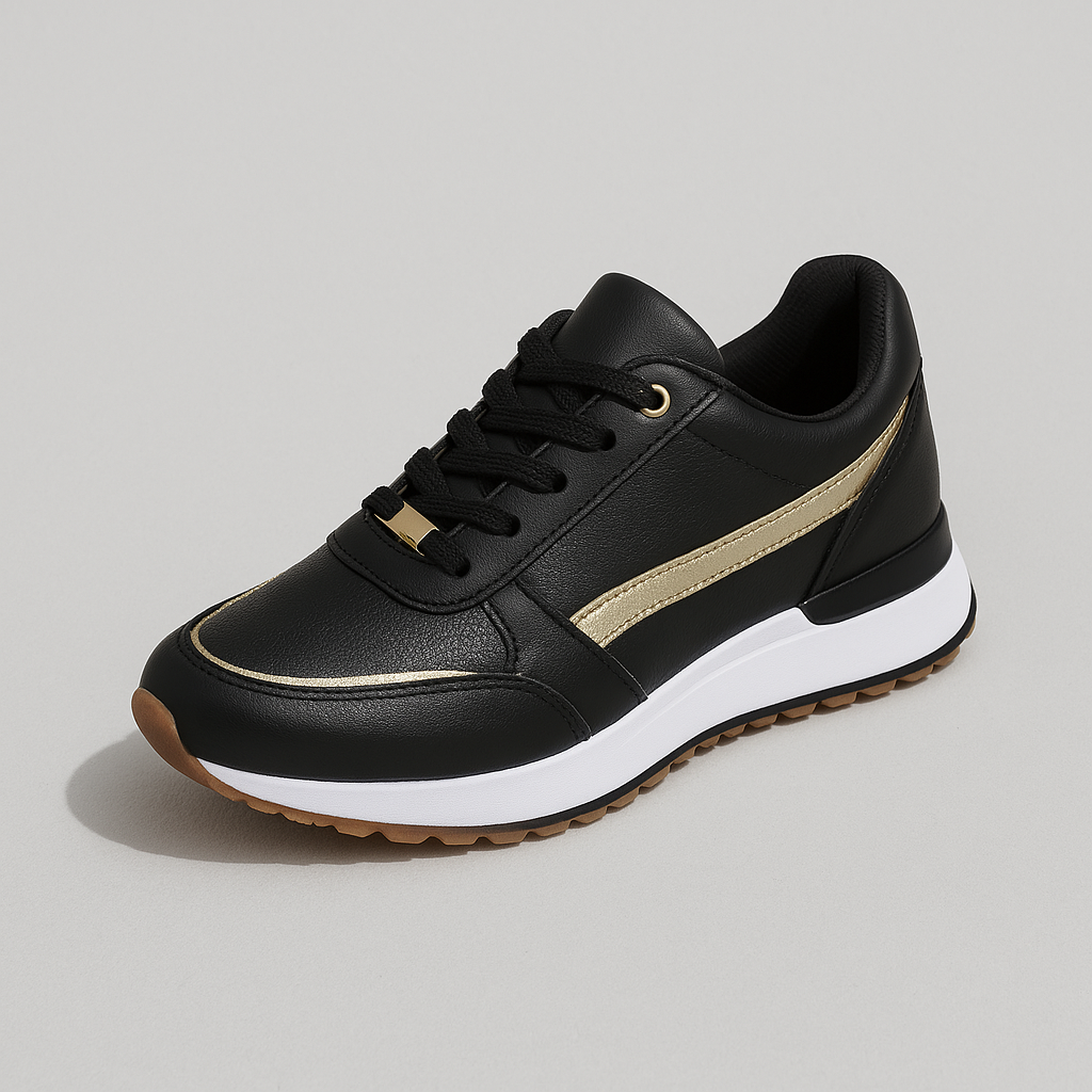 Women's Lace-Up Wedge Platform Sneakers