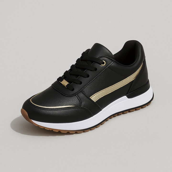 Women's Lace-Up Wedge Platform Sneakers