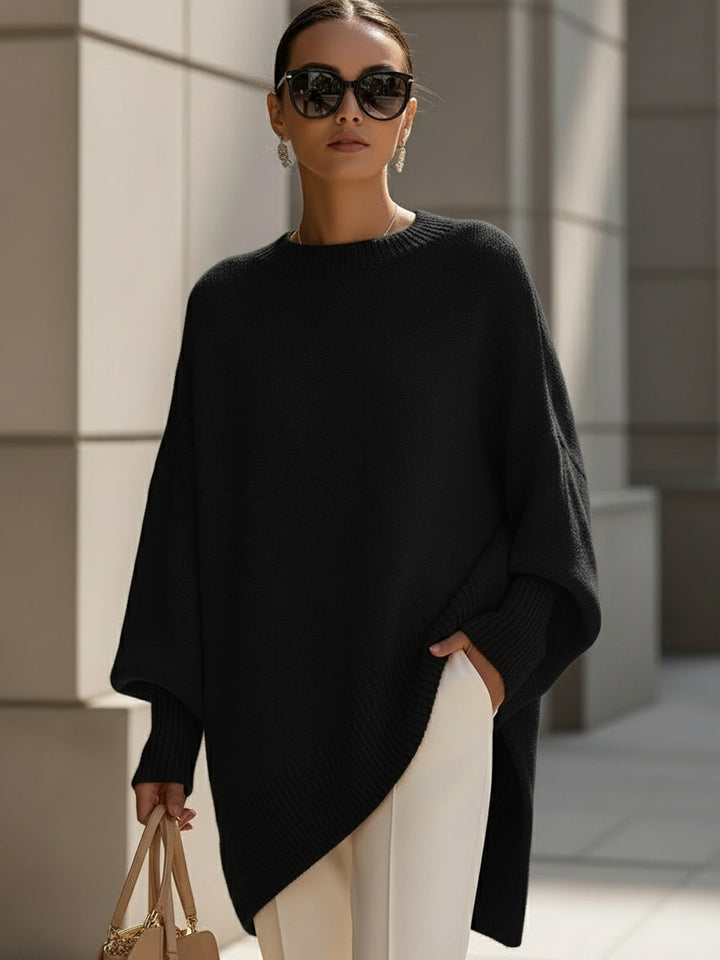 Women's Oversized Crewneck Knit Sweater