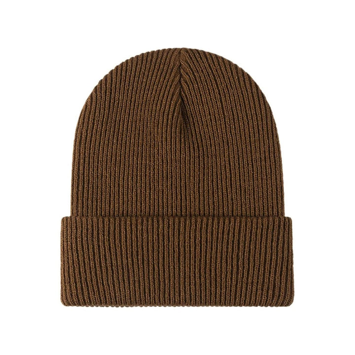 Women's Ribbed Knit Cuffed Beanie
