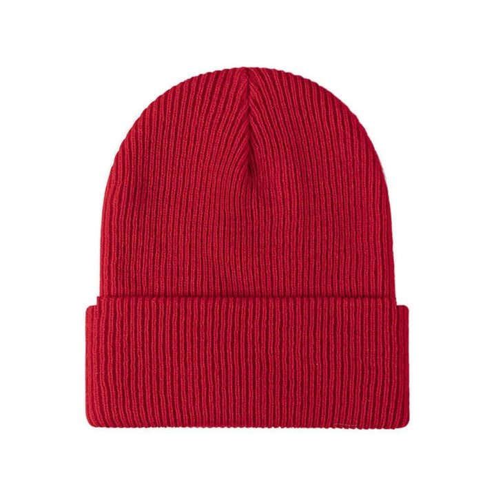 Women's Ribbed Knit Cuffed Beanie