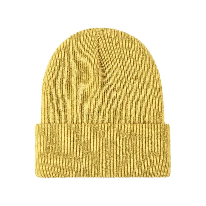 Women's Ribbed Knit Cuffed Beanie